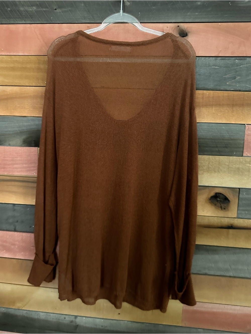 Naked Wardrobe relaxed sheer sweater - Picture 4 of 5